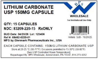 Lithium Carb 150mg (15)